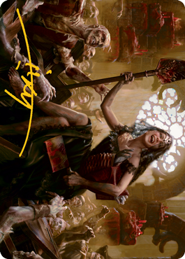 Gisa, Glorious Resurrector Art Card (Gold-Stamped Signature) [Innistrad: Midnight Hunt Art Series] | Gear Gaming Bentonville