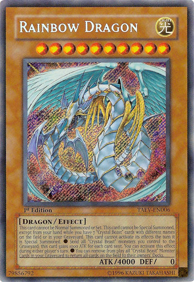 Rainbow Dragon [TAEV-EN006] Secret Rare | Gear Gaming Bentonville