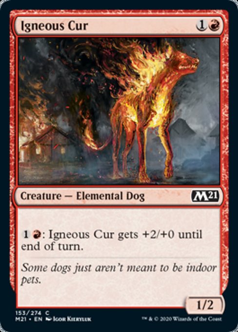 Igneous Cur [Core Set 2021] | Gear Gaming Bentonville