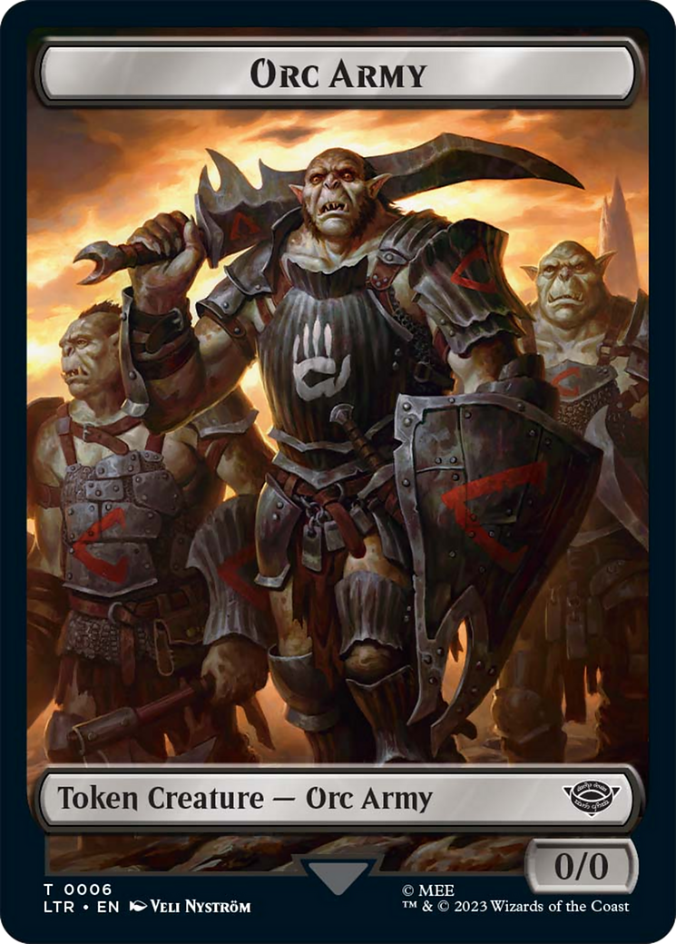 Food (10) // Orc Army (06) Double-Sided Token [The Lord of the Rings: Tales of Middle-Earth Tokens] | Gear Gaming Bentonville