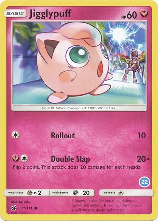 Jigglypuff (71/111) (Deck Exclusive #22) [Sun & Moon: Trainer Kit - Alolan Ninetales] | Gear Gaming Bentonville