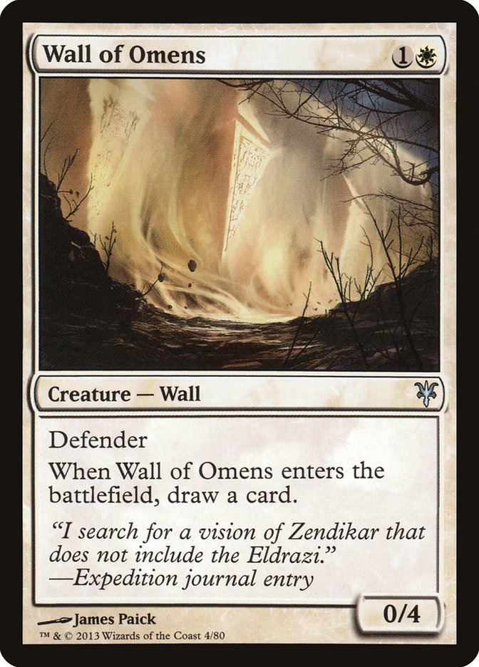 Wall of Omens [Duel Decks: Sorin vs. Tibalt] | Gear Gaming Bentonville