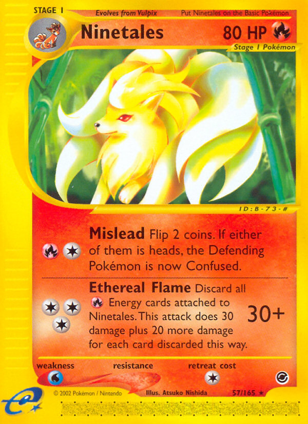 Ninetales (57/165) [Expedition: Base Set] | Gear Gaming Bentonville