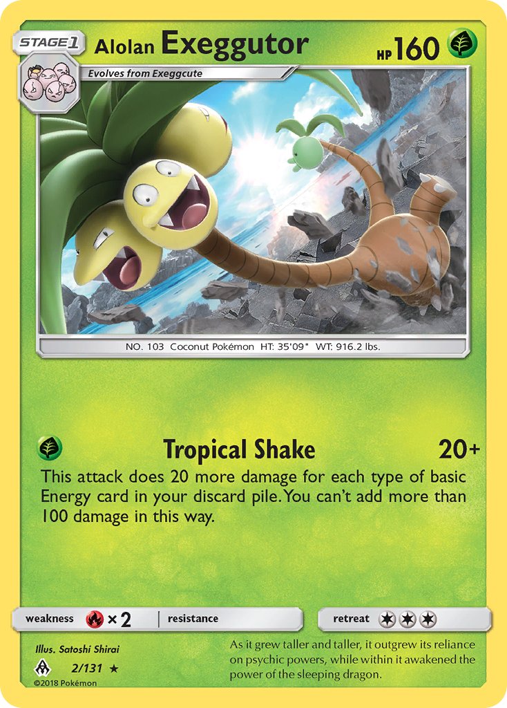 Alolan Exeggutor (2/131) (Theme Deck Exclusive) [Sun & Moon: Forbidden Light] | Gear Gaming Bentonville