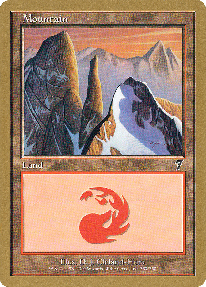 Mountain (jt337) (Jan Tomcani) [World Championship Decks 2001] | Gear Gaming Bentonville