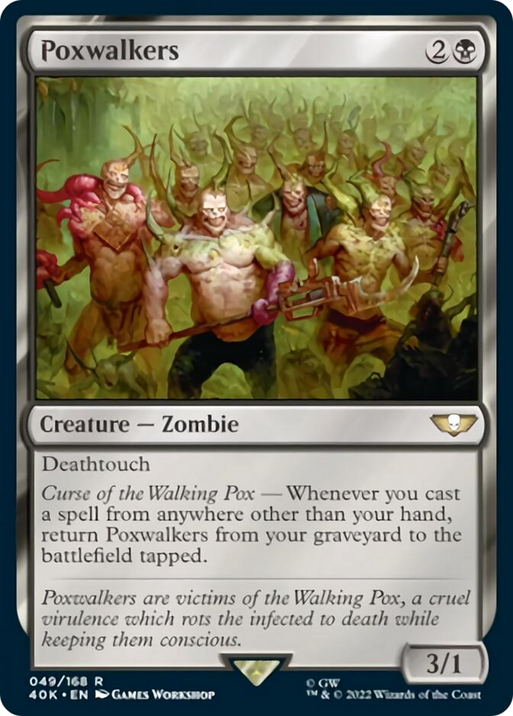 Poxwalkers (Surge Foil) [Universes Beyond: Warhammer 40,000] | Gear Gaming Bentonville