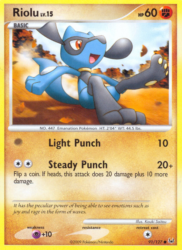 Riolu (91/127) [Platinum: Base Set] | Gear Gaming Bentonville