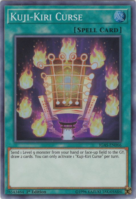 Kuji-Kiri Curse [IGAS-EN066] Super Rare | Gear Gaming Bentonville