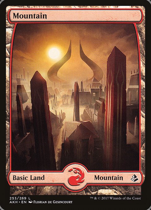 Mountain (253) - Full Art [Amonkhet] | Gear Gaming Bentonville