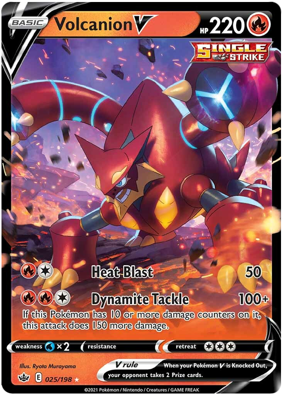 Volcanion V (025/198) [Sword & Shield: Chilling Reign] | Gear Gaming Bentonville