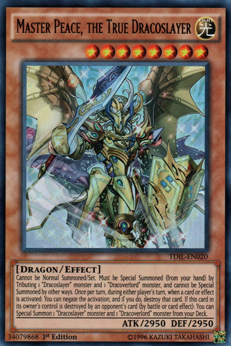 Master Peace, the True Dracoslayer [TDIL-EN020] Ultra Rare | Gear Gaming Bentonville