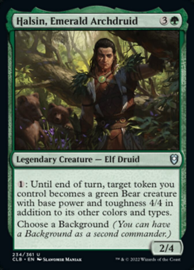 Halsin, Emerald Archdruid [Commander Legends: Battle for Baldur's Gate] | Gear Gaming Bentonville