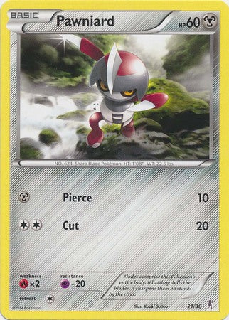 Pawniard (21/30) [XY: Trainer Kit 1 - Bisharp] | Gear Gaming Bentonville