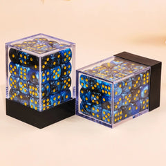 (Blue + Black) 12mm D6 block of 36 dice | Gear Gaming Bentonville