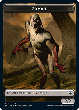 Zombie // Zombie Army Double-Sided Token [Starter Commander Decks] | Gear Gaming Bentonville