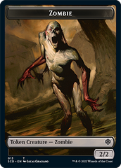 Zombie // Zombie Army Double-Sided Token [Starter Commander Decks] | Gear Gaming Bentonville