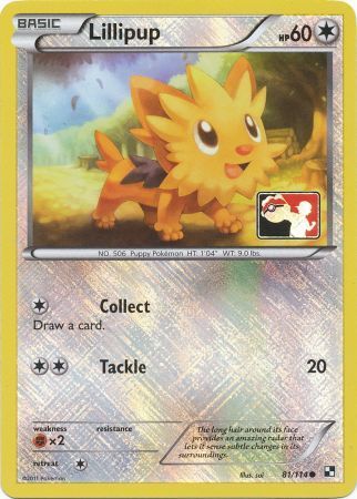 Lillipup (81/114) (League Promo) [Black & White: Base Set] | Gear Gaming Bentonville