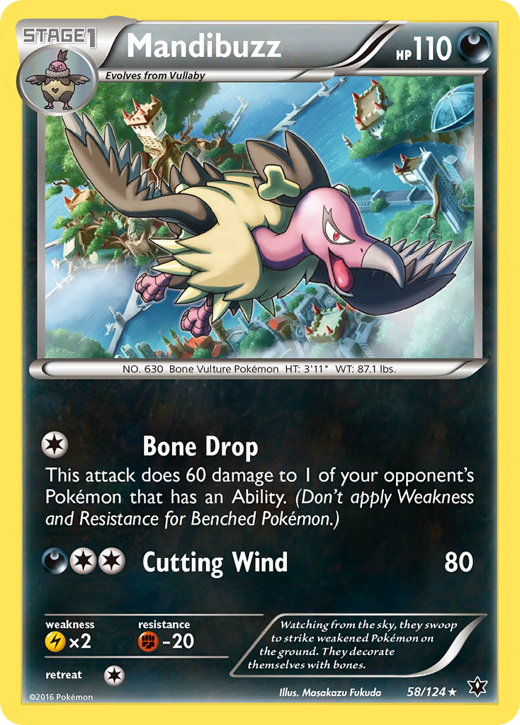 Mandibuzz (58/124) [XY: Fates Collide] | Gear Gaming Bentonville