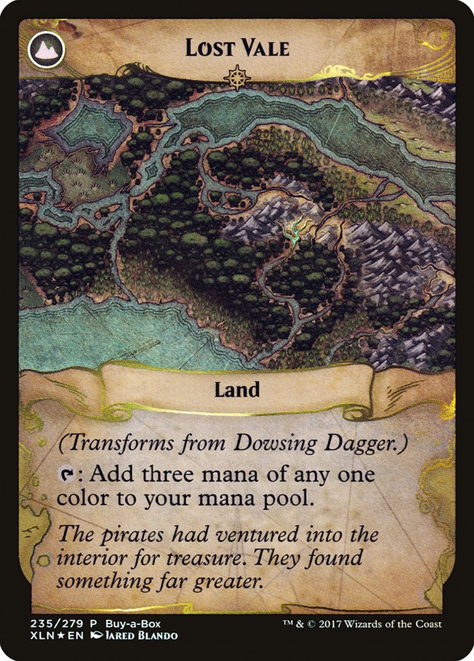 Dowsing Dagger // Lost Vale (Buy-A-Box) [Ixalan Treasure Chest] | Gear Gaming Bentonville