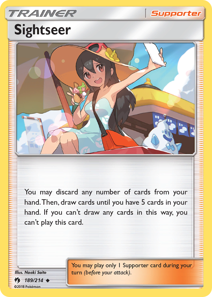 Sightseer (189/214) [Sun & Moon: Lost Thunder] | Gear Gaming Bentonville