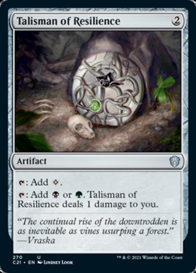 Talisman of Resilience [Commander 2021] | Gear Gaming Bentonville