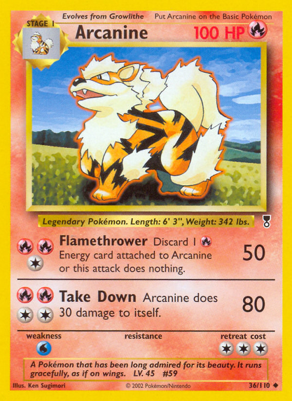 Arcanine (36/110) [Legendary Collection] | Gear Gaming Bentonville