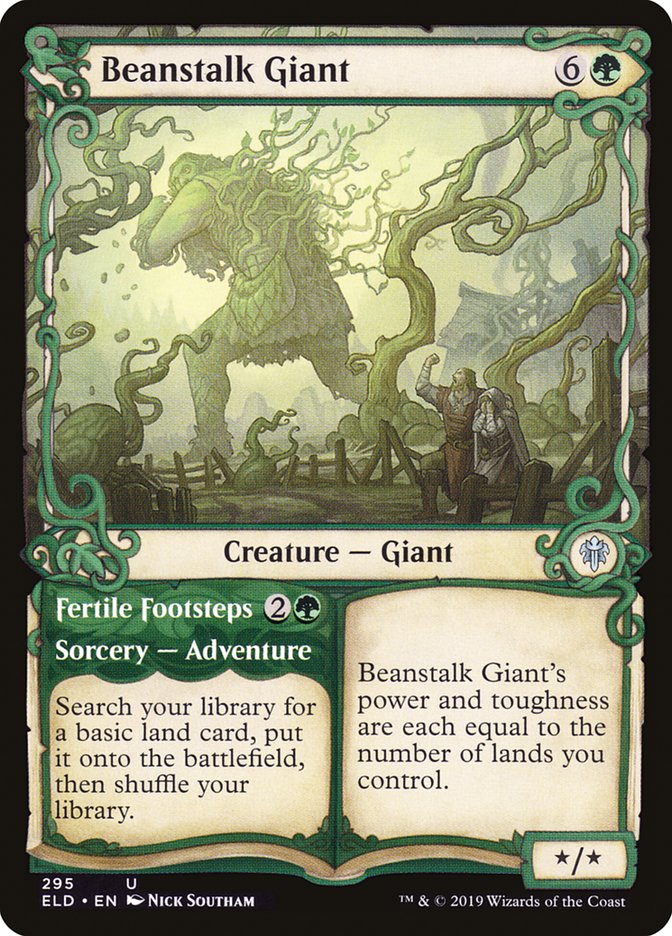 Beanstalk Giant // Fertile Footsteps (Showcase) [Throne of Eldraine] | Gear Gaming Bentonville