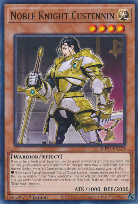 Noble Knight Custennin [MP23-EN275] Common | Gear Gaming Bentonville