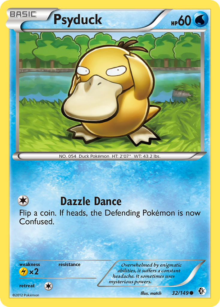 Psyduck (32/149) [Black & White: Boundaries Crossed] | Gear Gaming Bentonville