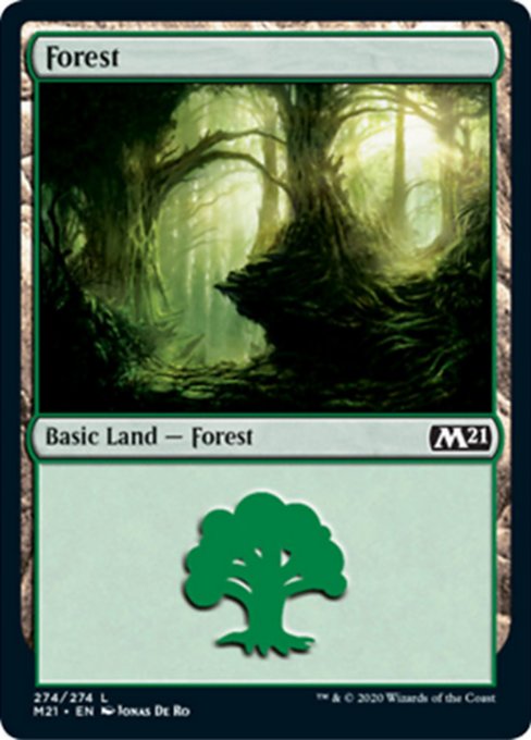 Forest (274) [Core Set 2021] | Gear Gaming Bentonville