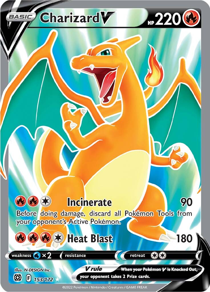 Charizard V (153/172) [Sword & Shield: Brilliant Stars] | Gear Gaming Bentonville