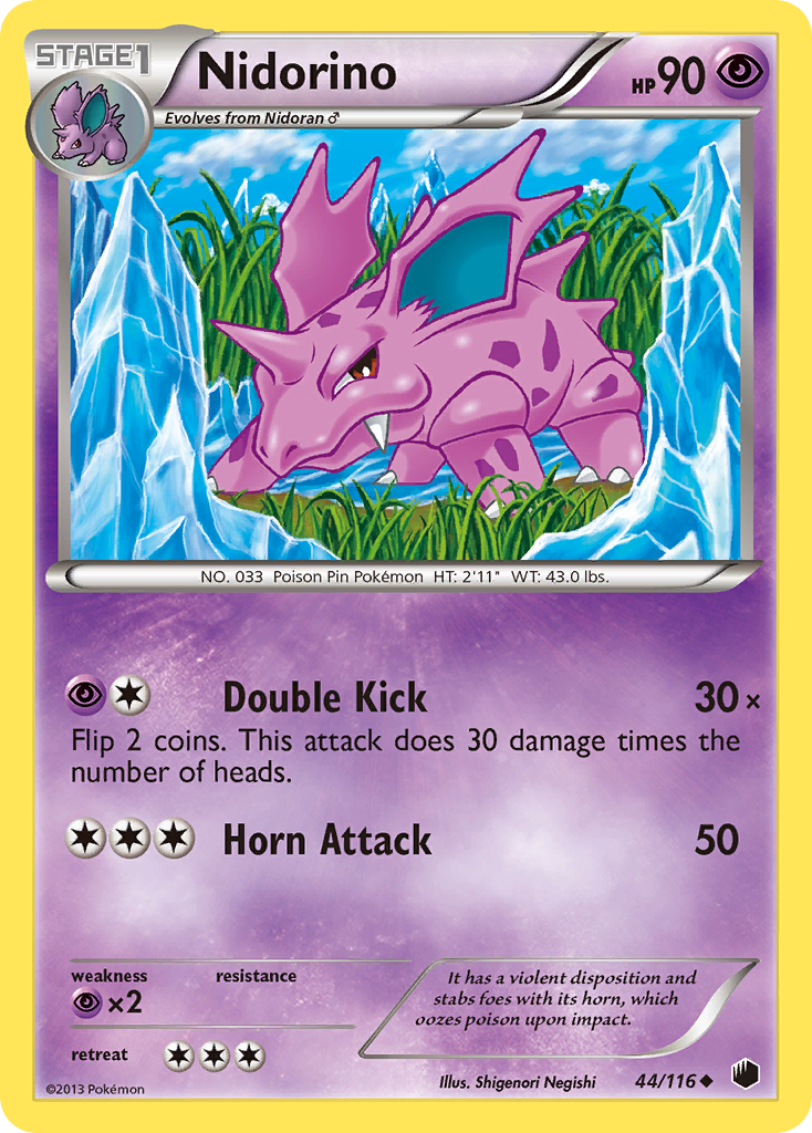 Nidorino (44/116) [Black & White: Plasma Freeze] | Gear Gaming Bentonville