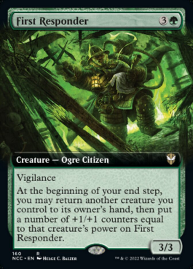 First Responder (Extended Art) [Streets of New Capenna Commander] | Gear Gaming Bentonville
