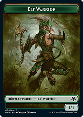 Soldier // Elf Warrior Double-Sided Token [Game Night: Free-for-All Tokens] | Gear Gaming Bentonville