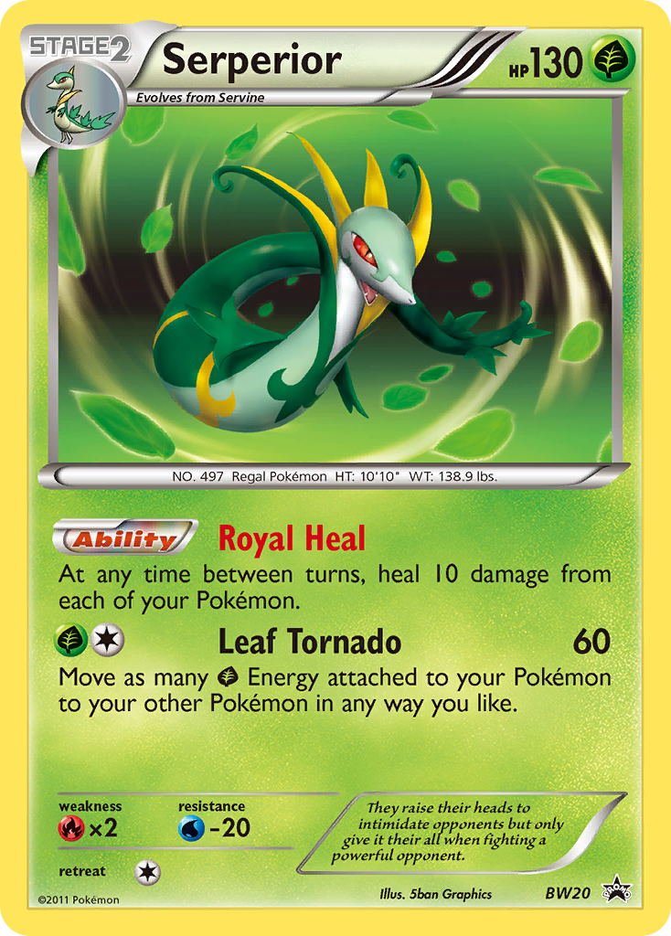 Serperior (BW20) [Black & White: Black Star Promos] | Gear Gaming Bentonville