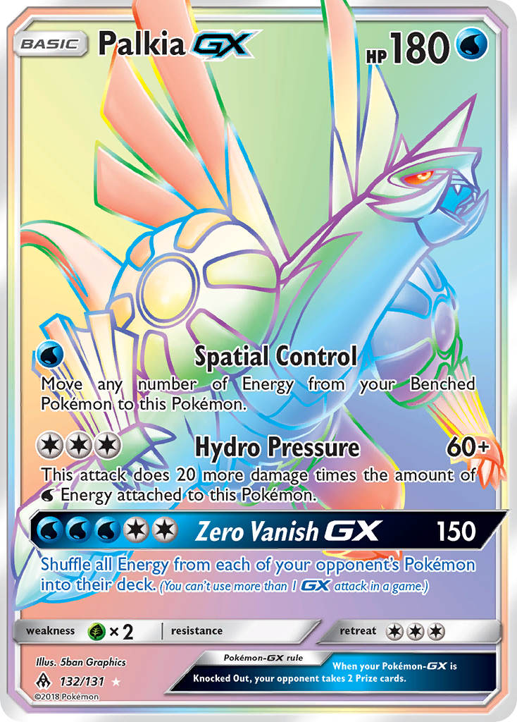 Palkia GX (132/131) [Sun & Moon: Forbidden Light] | Gear Gaming Bentonville