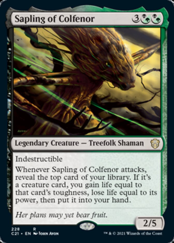 Sapling of Colfenor [Commander 2021] | Gear Gaming Bentonville