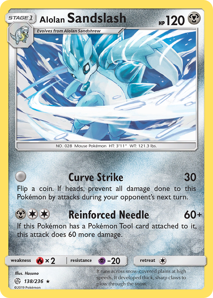 Alolan Sandslash (138/236) [Sun & Moon: Cosmic Eclipse] | Gear Gaming Bentonville