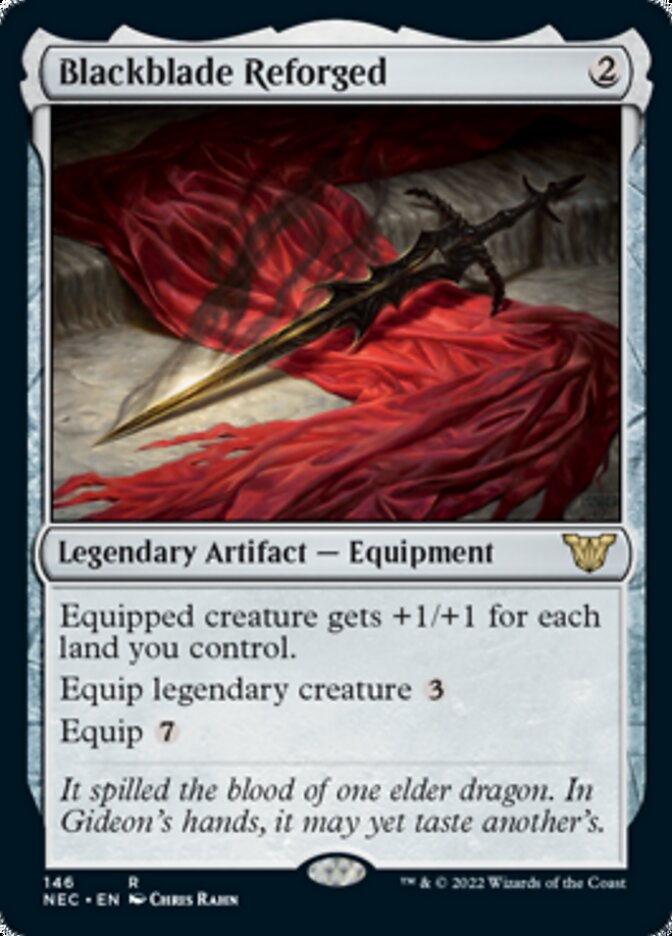 Blackblade Reforged [Kamigawa: Neon Dynasty Commander] | Gear Gaming Bentonville