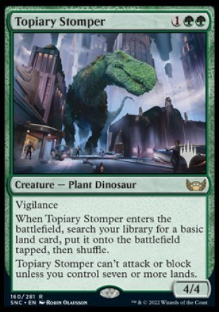 Topiary Stomper (Promo Pack) [Streets of New Capenna Promos] | Gear Gaming Bentonville