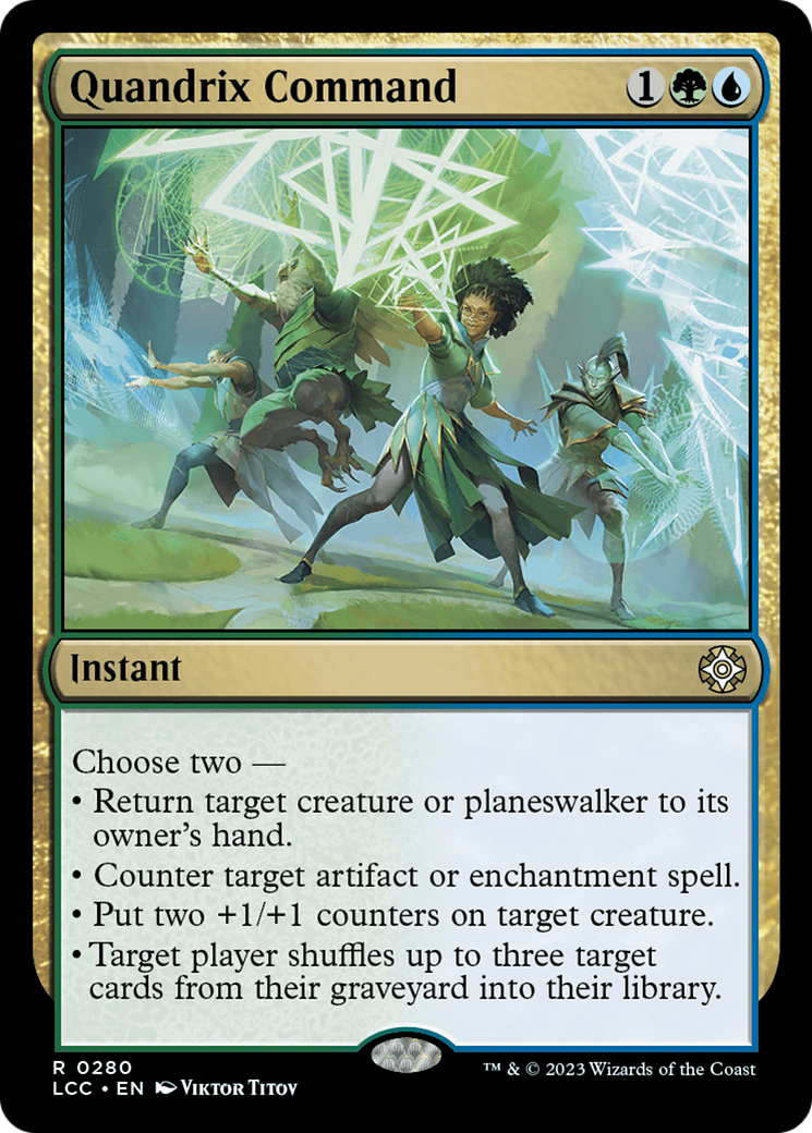 Quandrix Command [The Lost Caverns of Ixalan Commander] | Gear Gaming Bentonville