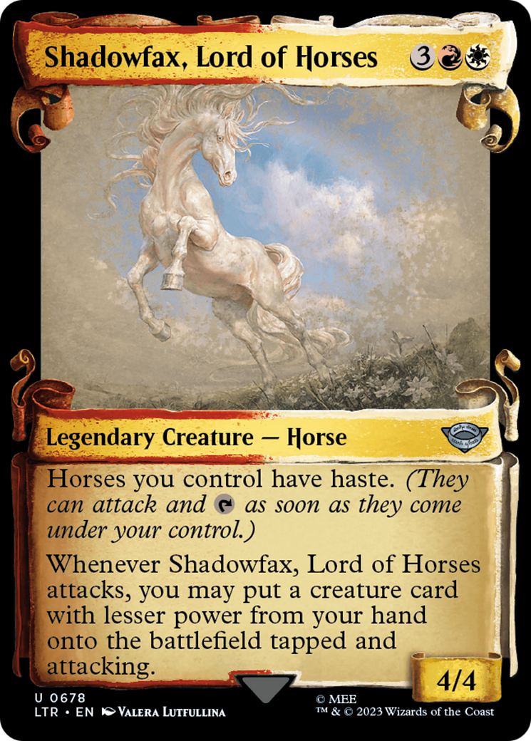 Shadowfax, Lord of Horses [The Lord of the Rings: Tales of Middle-Earth Showcase Scrolls] | Gear Gaming Bentonville