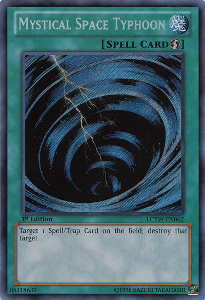 Mystical Space Typhoon [LCYW-EN062] Secret Rare | Gear Gaming Bentonville