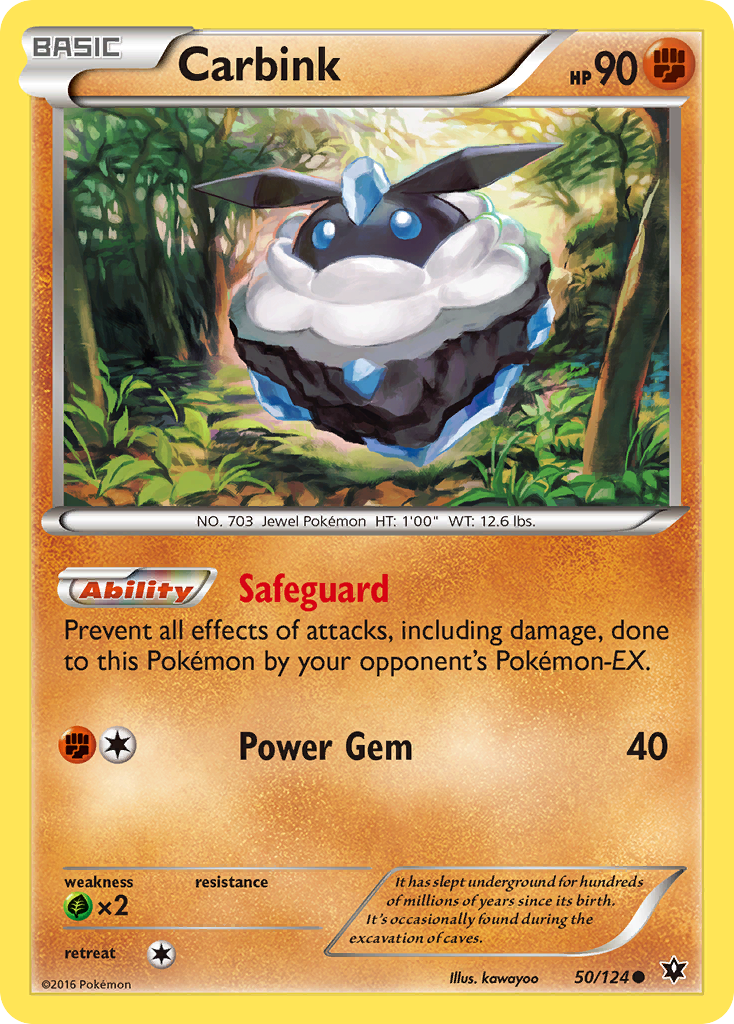 Carbink (50/124) [XY: Fates Collide] | Gear Gaming Bentonville