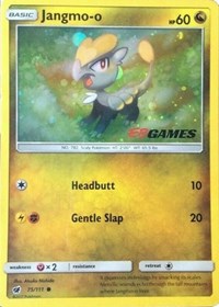 Jangmo-o (75/111) (Cosmos Holo) (EB Games Promo) [Sun & Moon: Crimson Invasion] | Gear Gaming Bentonville