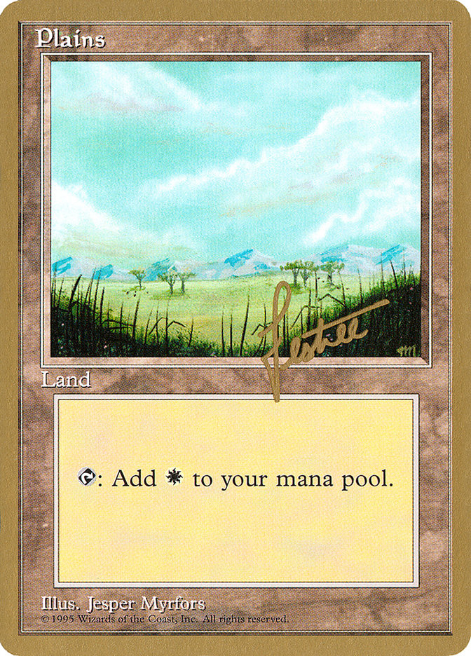 Plains (bl365) (Bertrand Lestree) [Pro Tour Collector Set] | Gear Gaming Bentonville