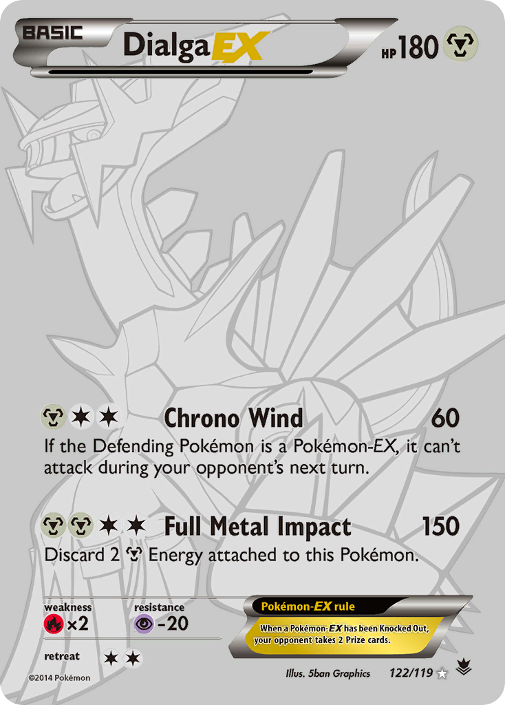 Dialga EX (122/119) [XY: Phantom Forces] | Gear Gaming Bentonville