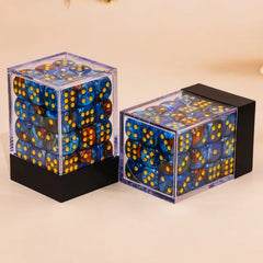 (Orange + Blue) 12mm D6 block of 36 dice | Gear Gaming Bentonville