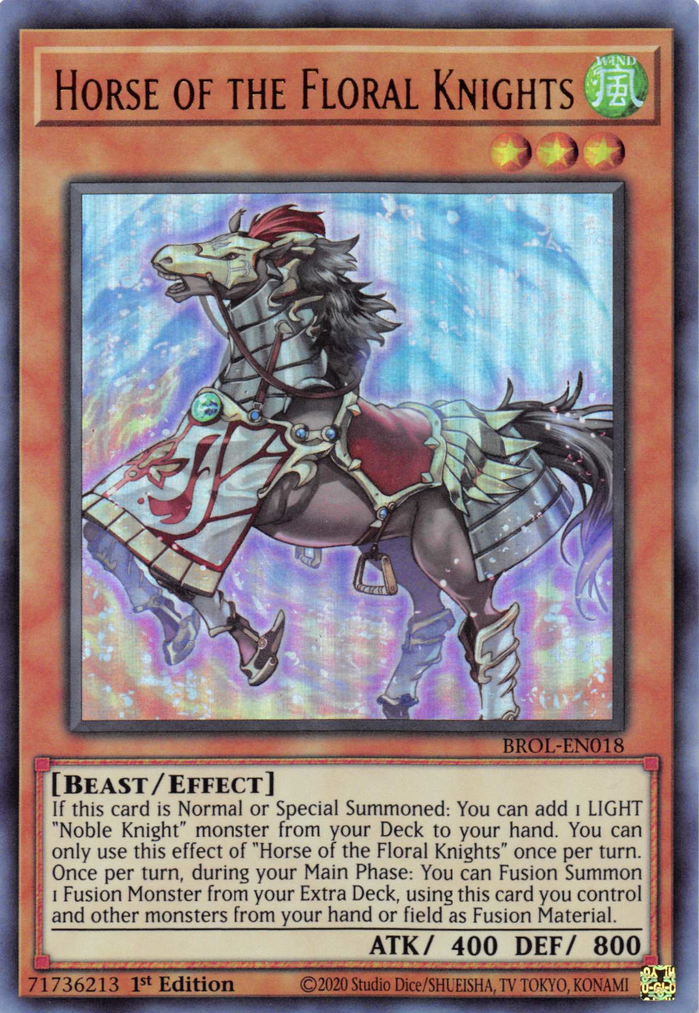 Horse of the Floral Knights [BROL-EN018] Ultra Rare | Gear Gaming Bentonville