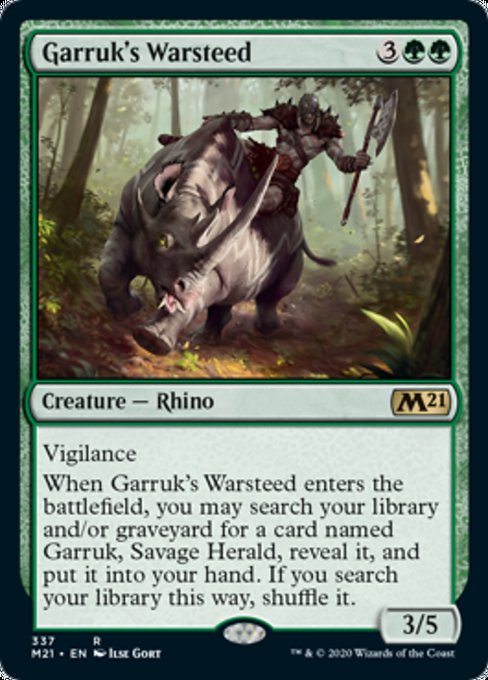 Garruk's Warsteed [Core Set 2021] | Gear Gaming Bentonville